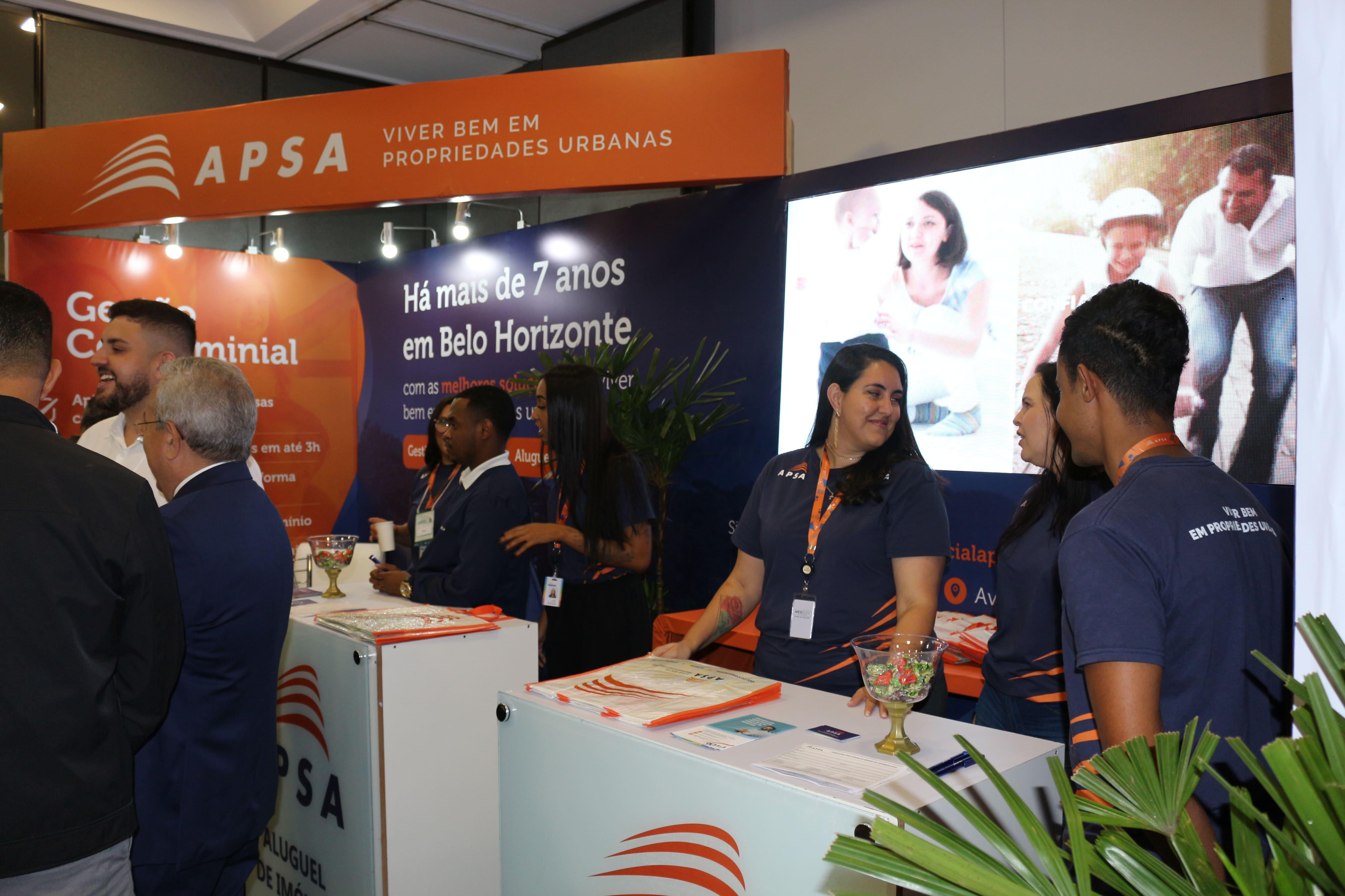 Stand APSA no VIII Congresso e Expo Síndico em Belo Horizonte